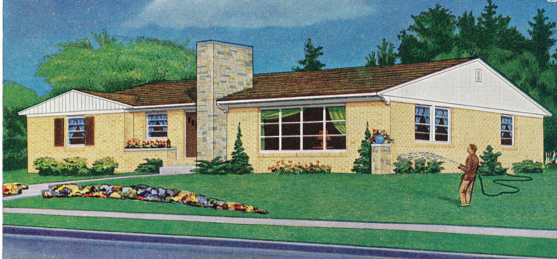 The Brentwood A Home of Impressive Beauty (1952) Sears Modern Homes
